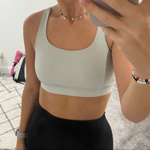 Baby blue lululemon sports bra